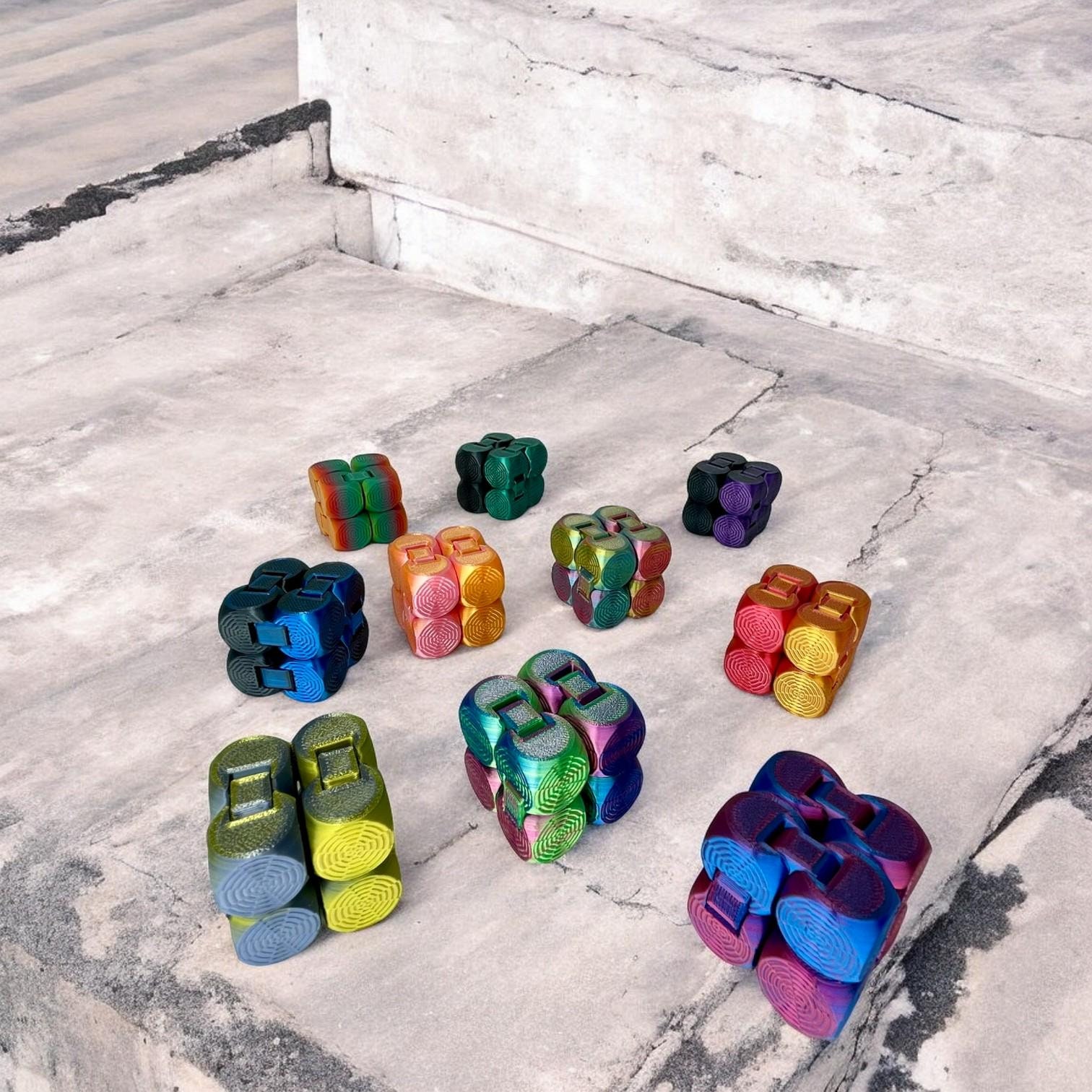 Gear Cube Fidget Toy Come visto su TikTok accessorio da scrivania
