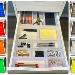 Für IKEA ALEX Ordnungssystem Einsätze Schublade Schubladeneinsätze Organizer Bild 1