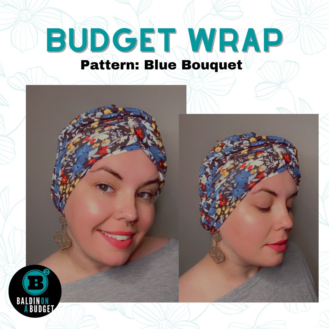 Blue Bouquet One Piece Wrap - Etsy