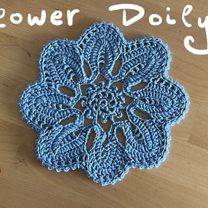 Flower Doily Crochet Pattern English PDF
