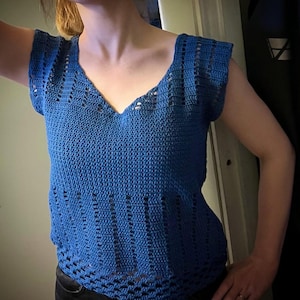 Crochet Summer Top Pattern English PDF