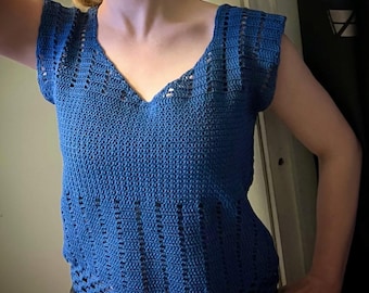 Crochet Summer Top Pattern English PDF