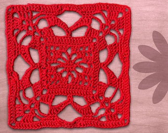Crochet Squares Pattern English PDF