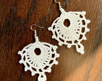 Modèle de boucles d'oreilles bohèmes au crochet PDF anglais