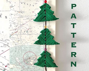 Crochet Christmas Trees Pattern English PDF