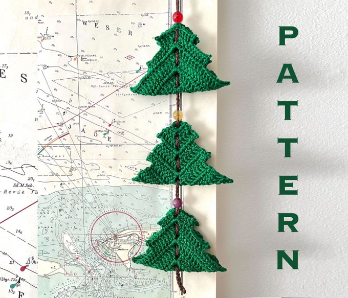 Crochet Christmas Trees Pattern