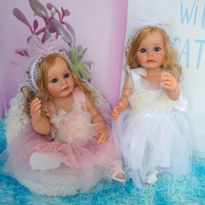 3 piezas Reborn Doll Baby Girl Accesorios de ropa de 22 pulgadas para  muñecas Reborn de 20 a 22 pulgadas