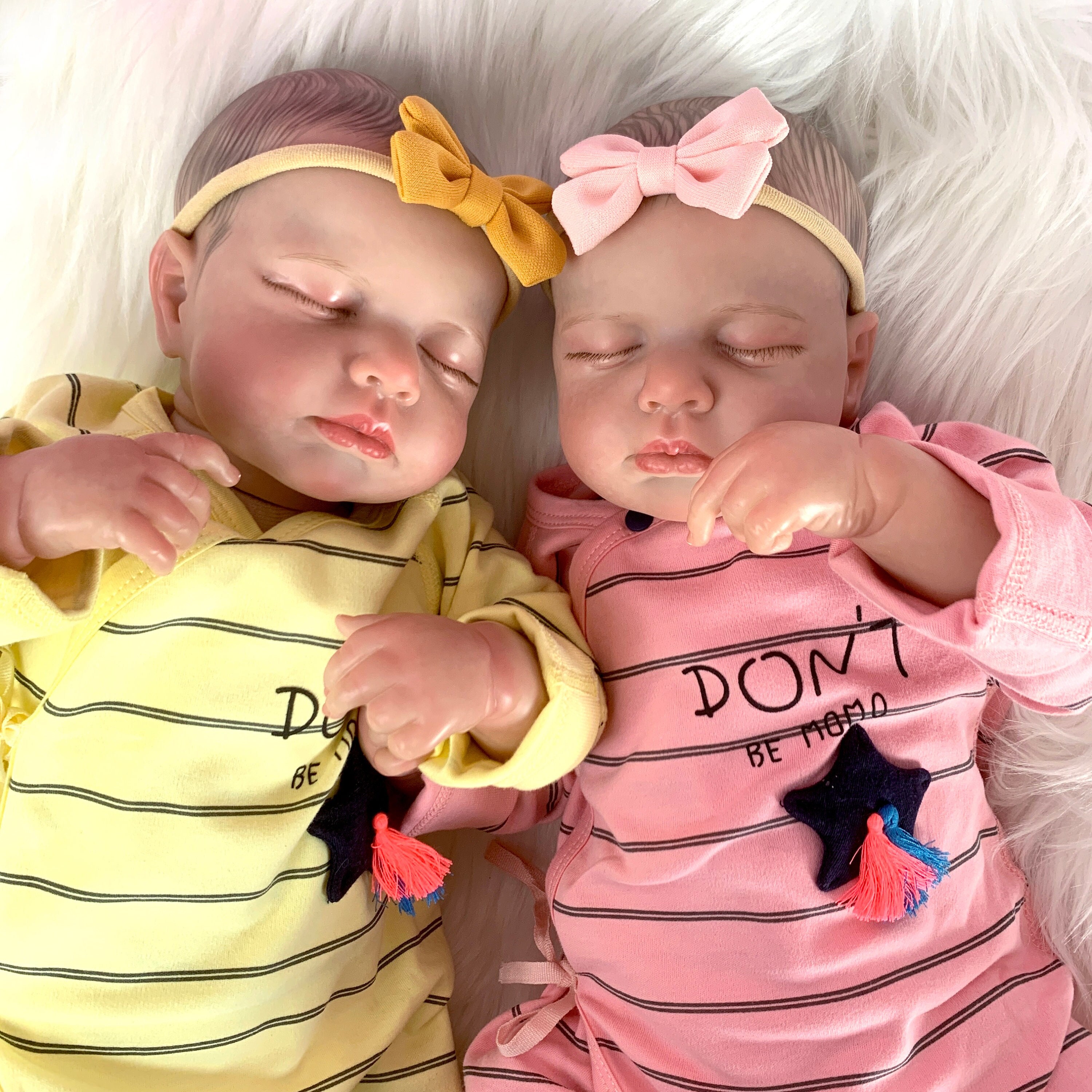 Finished Close Eyes Reborn Baby Dolls Realistic Newborn Baby Dolls With  Hair Clothes Body Black Skin Reborn Baby Sleeping Twinnie Real Life Baby  Dolls - Temu