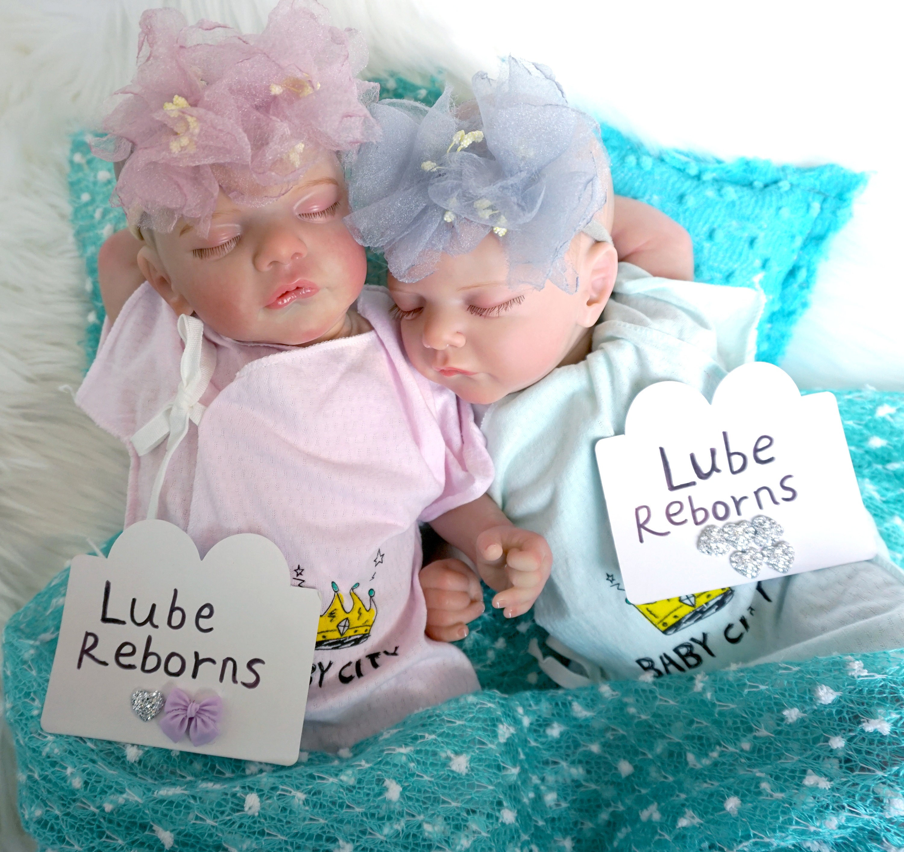 Realistic baby twins sale