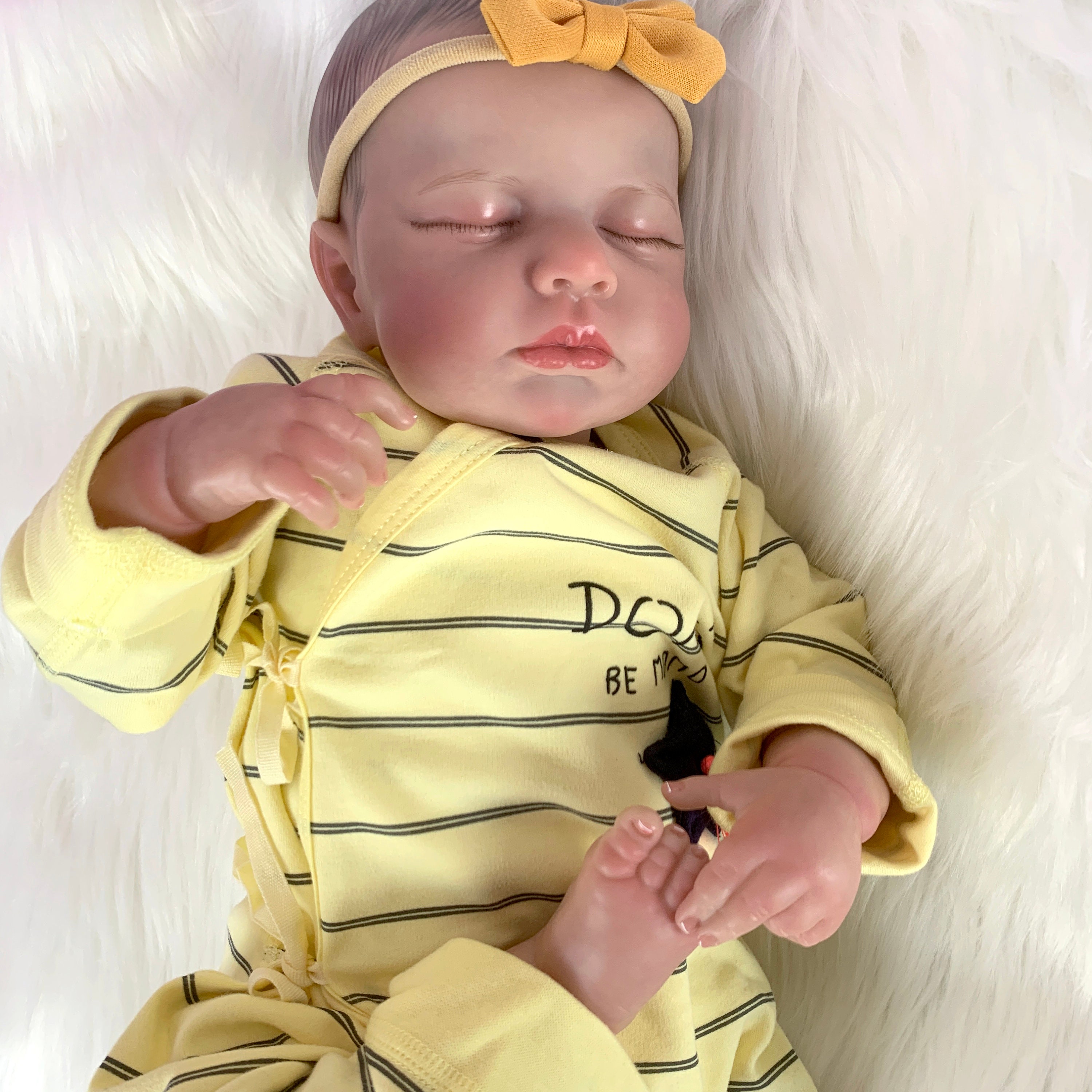 Finished Close Eyes Reborn Baby Dolls Realistic Newborn Baby Dolls With  Hair Clothes Body Black Skin Reborn Baby Sleeping Twinnie Real Life Baby  Dolls - Temu