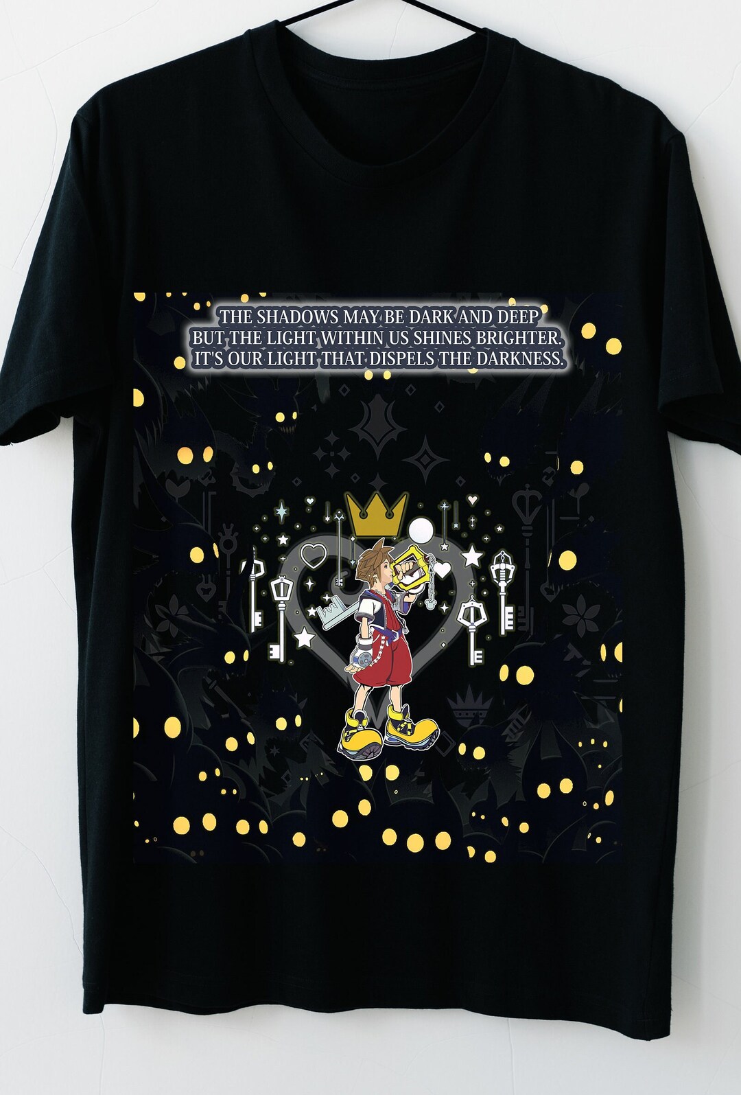 Kingdom Hearts Art Print – Light Vs Darkness, Gamer Decor (digital ...