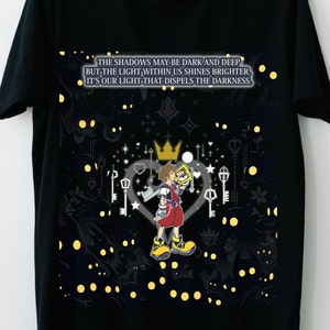 Kingdom Hearts inspiriert Art Print - Gamer Wanddekor, digitaler Download, Fantasy Spiel Poster, einzigartiges Gaming Geschenk, Light vs Darkness Theme png