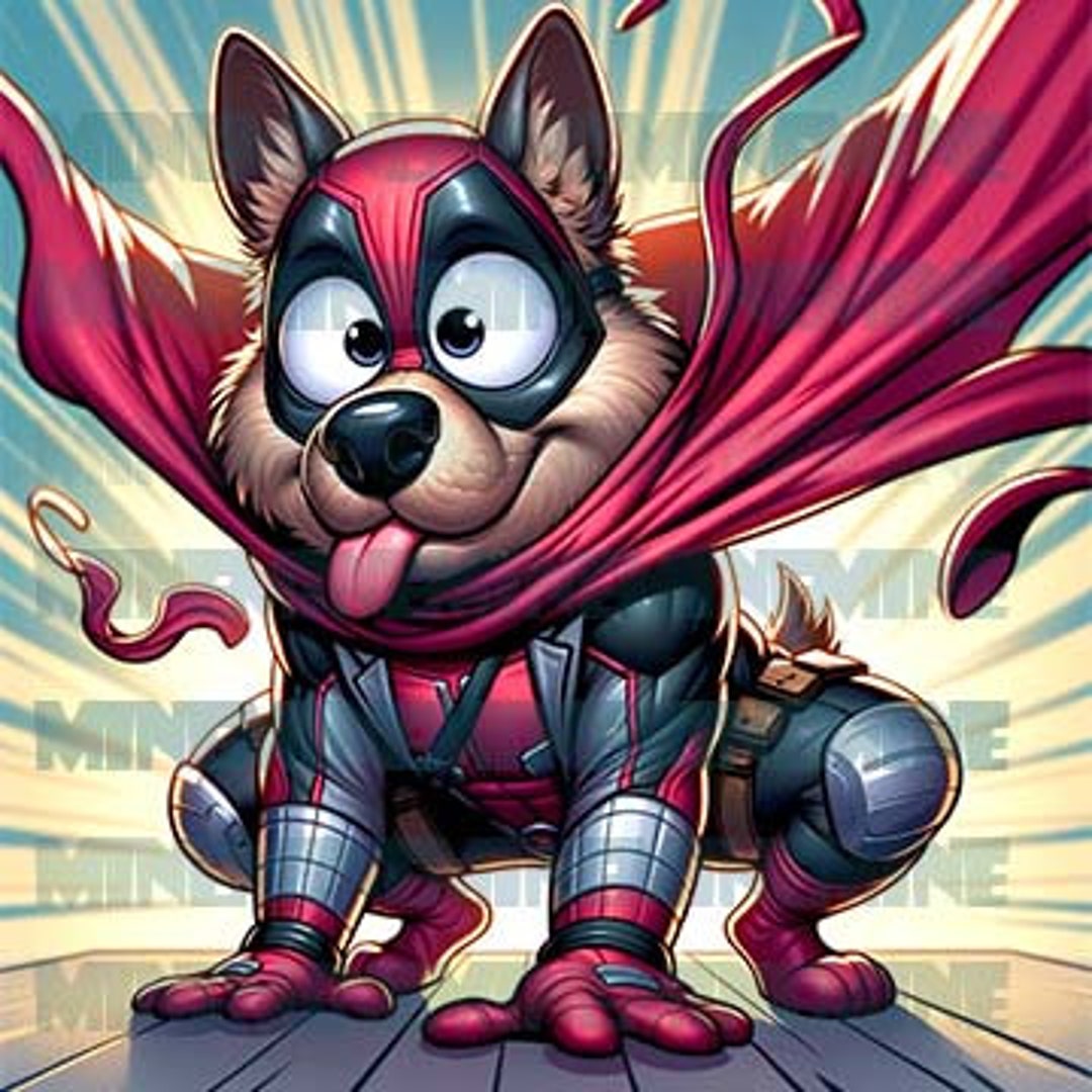 Derpy Dog Superpet: Digital Download - Etsy