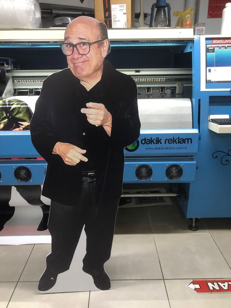Danny Devito Cardboard Plastic Life Size Cutout Fun Decoration Etsy