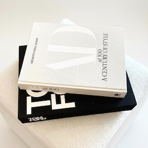 Luxus Designer Faux Bücher Stapel-Set, Soho House Style Couch Tisch Dekor