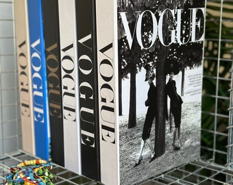 Luxury Decorative Vogue Book Box,  Openable Book Box, Decorative Books, Coffee Table Decor, Fake Book, Book Staging