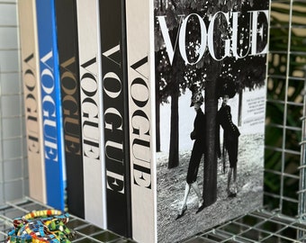 Vogue Decorative Book, Home Decor Books, Fake Book for Living Room, Coffee Table Books Decor, Bookshelf Decor, Mantle Decor