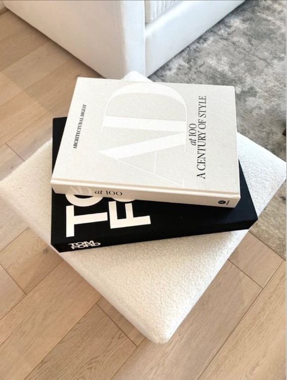 Luxury Decorative AD Architect Book Box Tom Ford Hard Book Cover