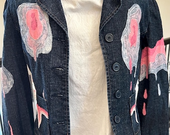 JACKET - UPCYCLED PAINTED jacket - PaintUP jacket