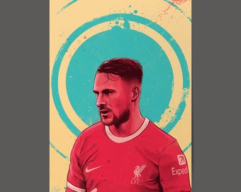 Alexis Mac Allister Print - LFC Fan Art