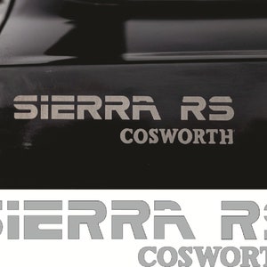Sierra RS Cosworth Sticker XR4i sticker Sierra sticker Mk1sticker  inc XR4i - XR4x4 sticker