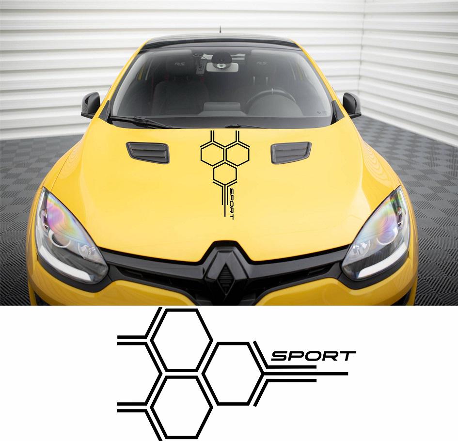 Sport sticker Universal sticker honeycomb sticker hood sticker