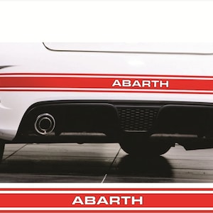 Sticker for FIat Abarth sticker 500 595 Racing stripes Abarth side sticker decal