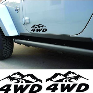 4WD sticker Mountain stickers Off-road sticker Universal sticker for Jeep for Wrangler for Cherokee for ford sticker Mountain  sticker