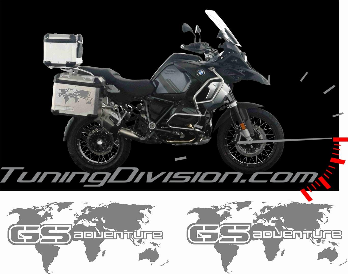 Motorrad Aufkleber Adventure Offroad - Individueller GS Driver Sticker