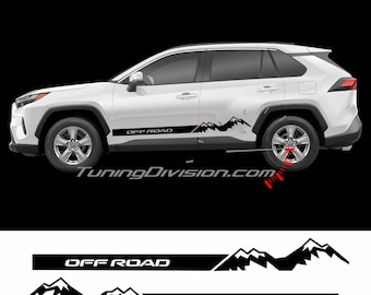 Off Road sticker Side stripe sticker Mountain sticker Universal Sticker Vinyl sticker for Honda sticker for Mitsubishi sticker for Ford