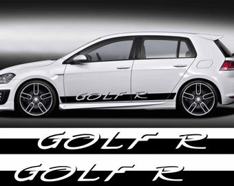 VW GOLF R  sticker side stripe universal sticker VW golf Passat Arteon  decals
