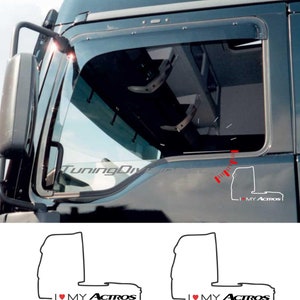 I love my Actros sticker Mercedes sticker Actros sticker Truck sticker Universal sticker