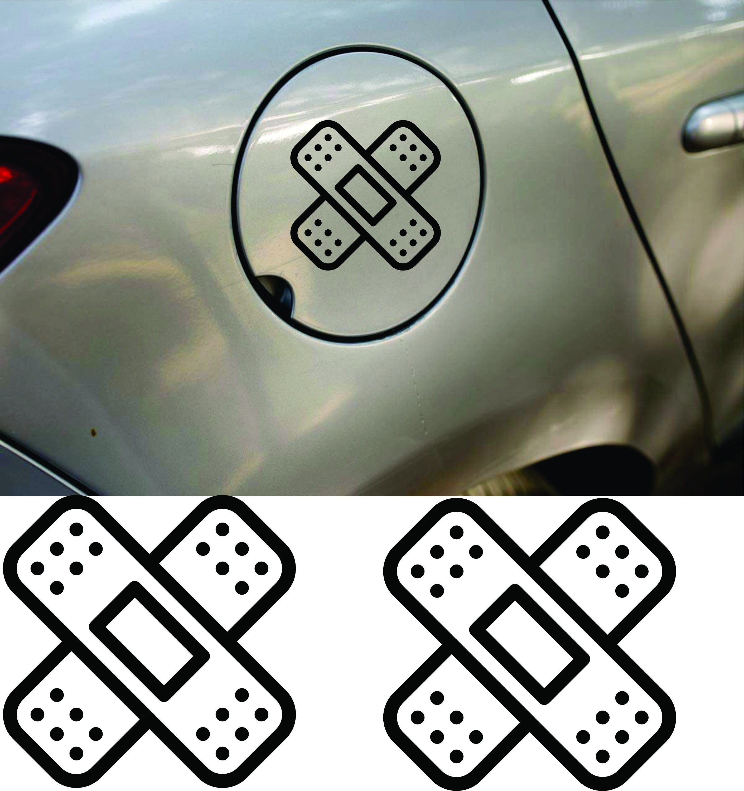 Plaster Stickers JDM Sticker Car Vinyl Decal Sticker Dent Scratch