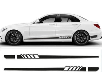Dekalrand för Mercedes-dekal W203 W204 C63 S63 för ALLA AMG-dekaler CLS