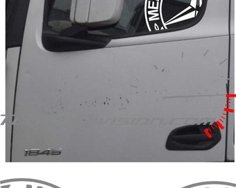 Pegatinas para camiones, pegatinas para Mercedes, pegatinas para ventanas, pegatinas para Actros, pegatinas para Atego, pegatinas de vinilo.