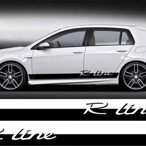 Adesivo VW R Line R line R-line striscia laterale adesivo universale VW golf Passat Arteon decalcomanie