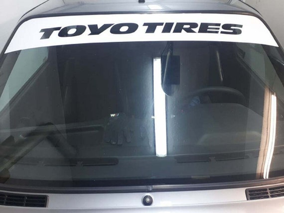 Sticker for Toyo Tires Front Screen Sticker Universal Sticker for BMW Audi  Mercedes Subaru JDM Stance 