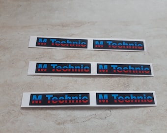 Sticker for bmw  E30 M technic black Body Kit Decal E24 E28 Original M tech  51121919155 Only for M tech 1 and m tech 2 kit BLACK