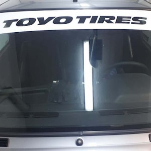 Sticker for Toyo Tires Front screen sticker Universal sticker for BMW M3 M4 M5 M6 M power for Audi Seat Universal Sticker