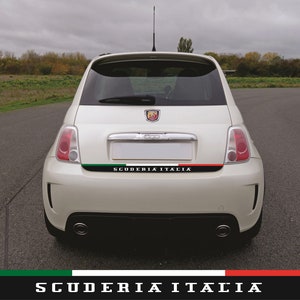 Naklejka Scuderia Italia dla Fiat Abarth naklejka Fiat naklejka Abarth 595 naklejka aktywów naklejka corsa