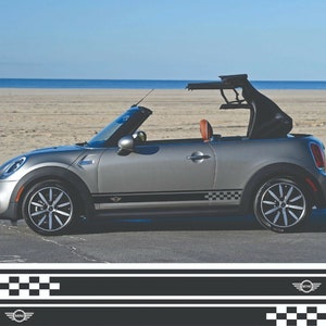 Sticker for Mini Cooper Racing stripe door R50 R56 F55 CooperS Racing Graphic