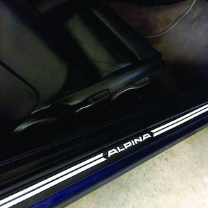 Sticker for Alpina door sill stickers C2 2.7 B3 B6 All e30 3.5 m20 s14 for BMW Alpina sticker M30B35