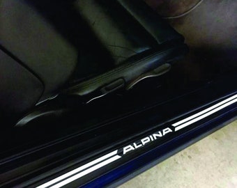 Klistermärke för Alpina tröskelklistermärken C2 2.7 B3 B6 Alla e30 3.5 m20 s14 för BMW Alpina klistermärke M30B35