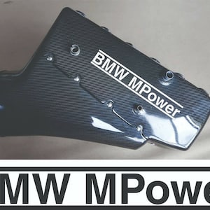 Sticker M Power for BMW E46 E30 M3 Airbox sticker E92 M3 M5 M6 E39 S62 S50 S54