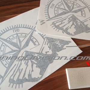 Compass sticker Compass mountain sticker Off Road Caper Sticker Caravan sticker 4x4 sticker for Jeep Chevrolet Nissan Suzuki for Honda