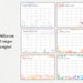 Editable Printable 2025 Botanical Monthly Calendar | Seasonal Themed ...