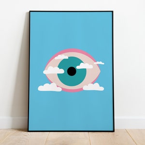 Day dreaming | Picture illustration poster to print yourself