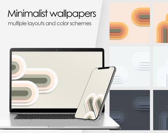 UHD Minimalist Wallpaper Bundle | iphone, macbook, apple, android, desktop, windows