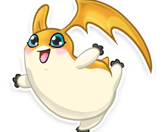 Digimon Patamon Vinyl Sticker