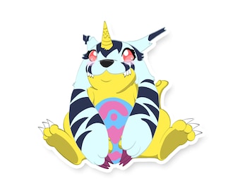Digimon Gabumon Vinyl Sticker